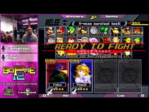 BoPME 12 Melee - Rik (Falco) vs. Cob (Peach) Winners Semis