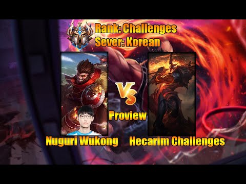 LOL - PROVIEW NUGURI - SOLO RANK - WUKONG VS HECARIM !