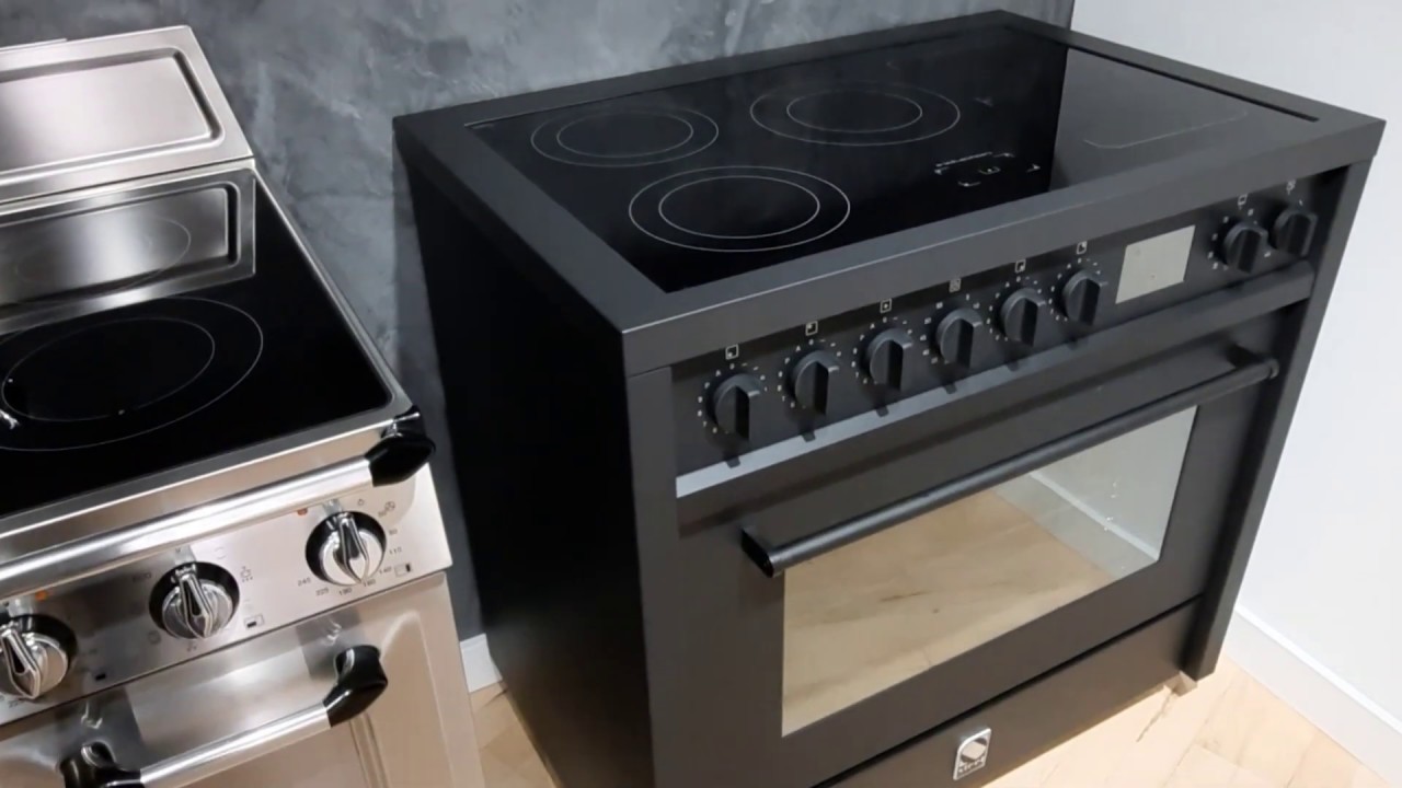 Steel E9F-.5FI Enfasi inductie fornuis mat zwart | De Schouw Witgoed