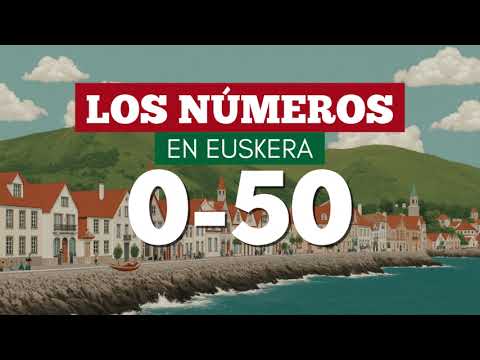 Números en euskera del 0 al 50 | Aprender euskera
