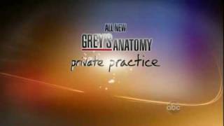 Grey's Anatomy 6x11 "Blink" & Private Practice 3x11 "Another Second Chance" Promo #2 