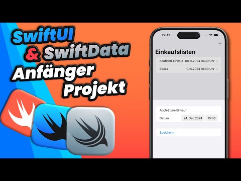 Ultimatives Anfänger Projekt - SwiftUI & SwiftData - Deutsch - Einkaufslisten App