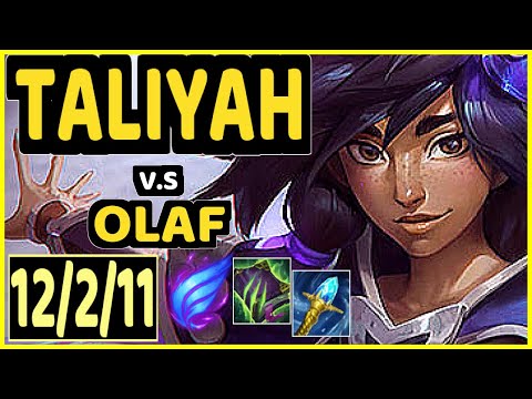 TALIYAH vs OLAF - 12/2/11 KDA JUNGLE GAMEPLAY - EUW Ranked MASTER