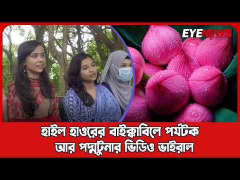 হাইল হাওরের বাইক্কাবিলে পর্যটক আর পদ্মটুনার ভিডিও ভাইরাল