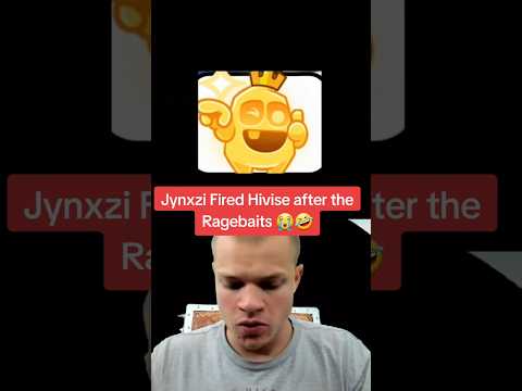 Jynxzi Fired Hivise After the Ragebaits 😭🤣🤣 #funny #jynxzi