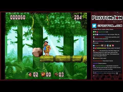 Game Clearing: January's Remix - Revenge Part 2 - The Flintstones (SNES)