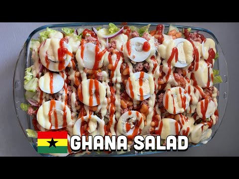 GHANA SALAD || HOW TO MAKE GHANA SALAD || GHANA SALAD RECIPE || BEE'SKITCHEN