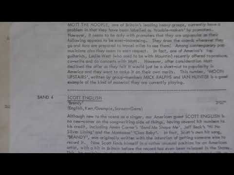 SCOTT ENGLISH brandy BBC session 1971