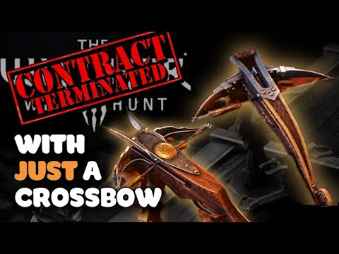 Can You Beat ALL Witcher 3 Contracts With Just the Crossbow?