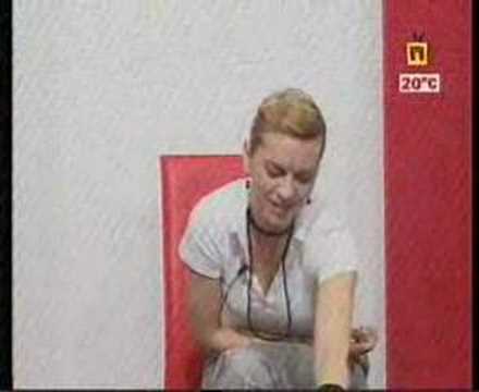 Kristina as a guest on Pancevo TV