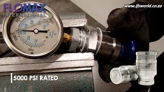 FloMAX Grease Coupler function under pressure