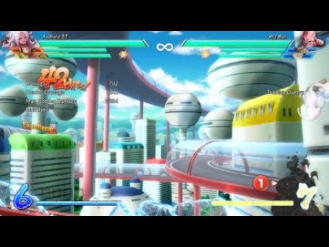 Dragon Ball Fighterz - A21 Corner BnB with A16 Assist