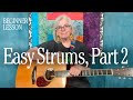 Guitar Lesson: Adding Variety to Basic Strumming Patterns With Roots Guitarist Cathy Fink