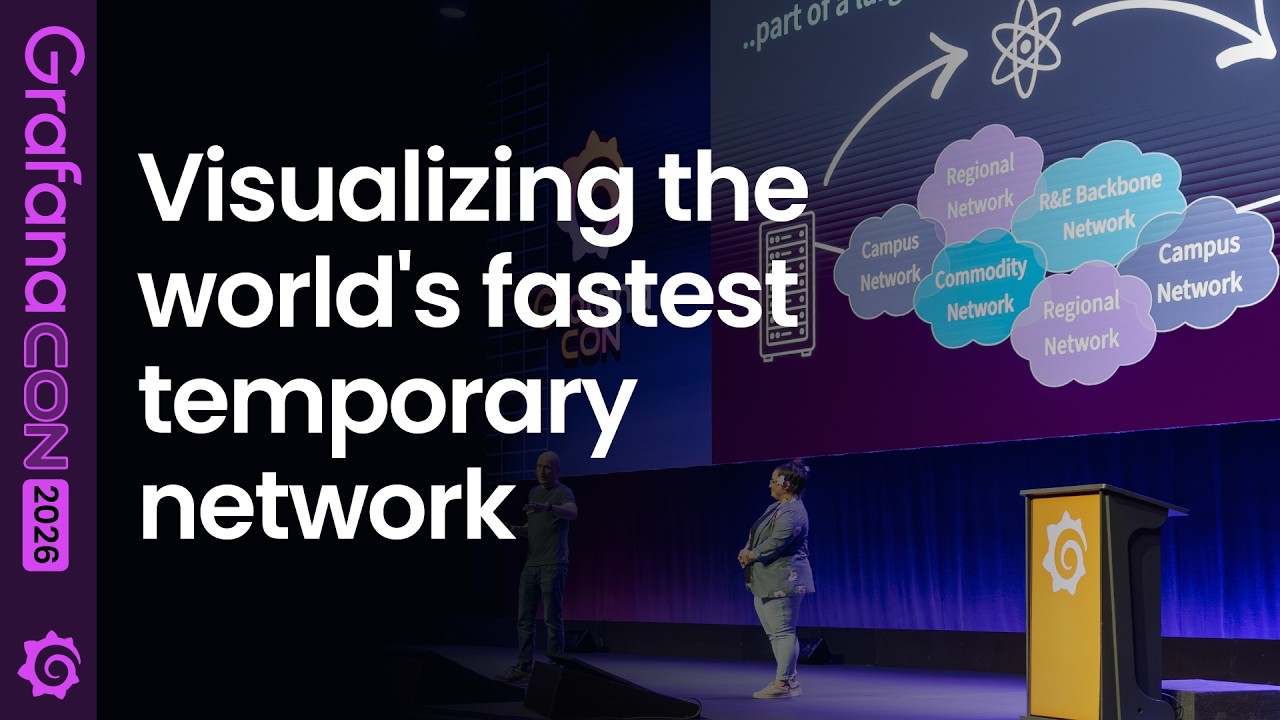 This is How You Visualize the World's Fastest Temporary Network | SCinet | Grafana Labs