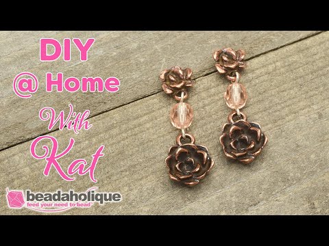 How to Make the Autumn Succulent Earrings