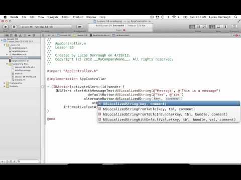 Cocoa Programming L38 - Localization
