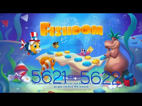 Fishdom level 5621- 5622 let's go #game #play #relax #fannyvideo #fishdom