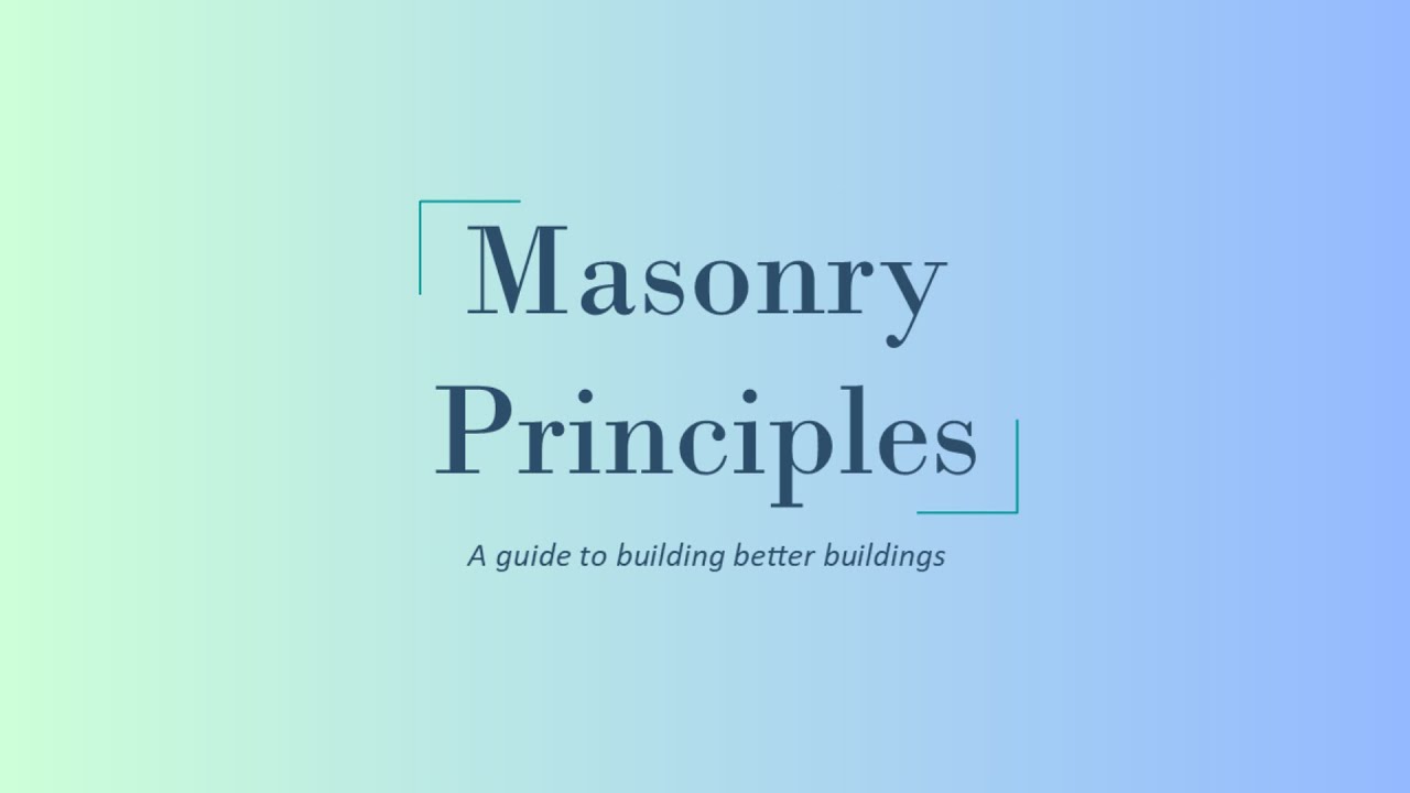 Resiliency in Masonry Construction