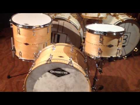 Steve Maxwell shows you Craviotto solid maple drum set #468