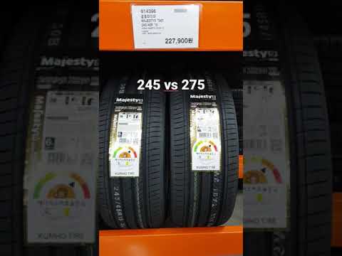 245 vs 275 for Mustang #shorts
