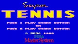 Sega Master System - Super Tennis