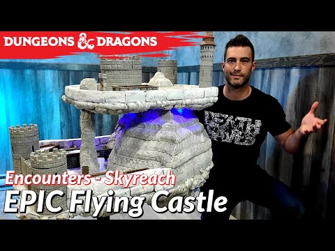HUGE FLYING CASTLE Making Dungeons and Dragons Encounters Skyreach Castle Hoard of the Dragon Queen