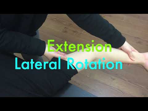 Special test - Posterior Internal Impingement test.