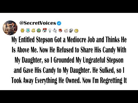 My Entitled Stepson Got a Mediocre Job and Thinks He Is Above Me. Now He Refused to Share His Can...