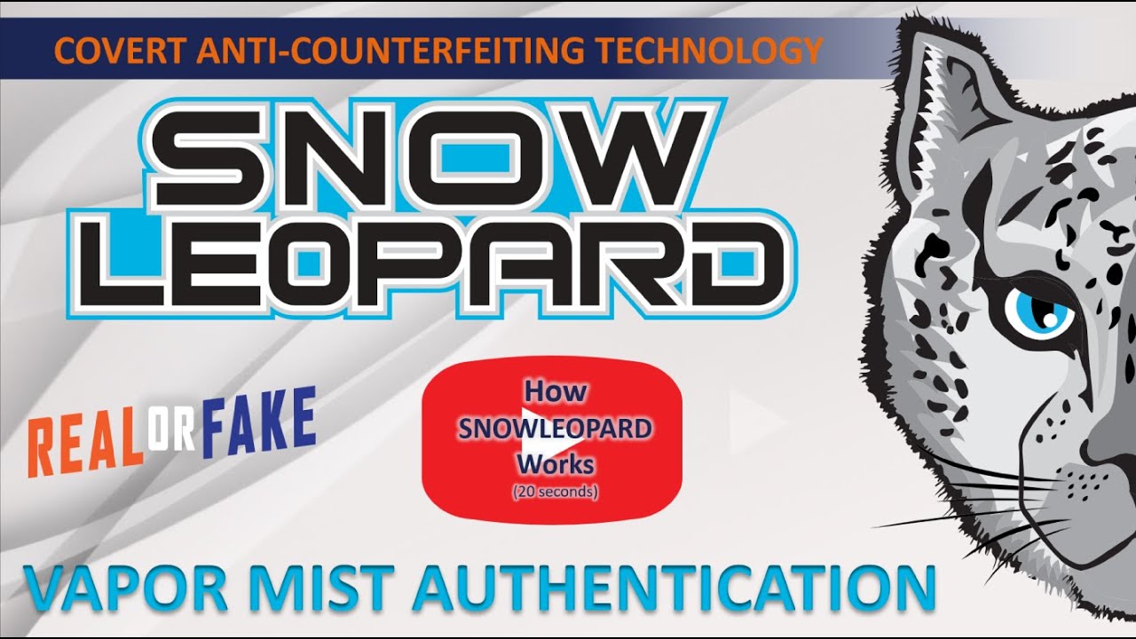 SnowLeopard Vapor Mist Authentication