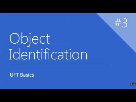 Object Identifiers - UFT Basics