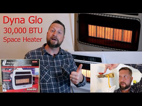 Dyna Glo 30,000 BTU Vent Free Wall Heater: Full Install
