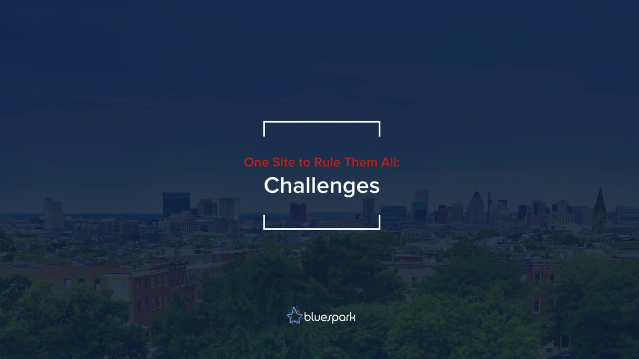 DrupalCon Baltimore 2017: One Site to Rule Them All