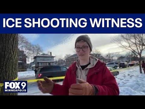 Minneapolis ICE shooting detailed by witness who saw it happen