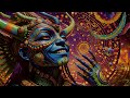 Progressive Psytrance - Electric Samurai / Hallucinations mix 2024 (AI Psychedelic Graphic Visuals)