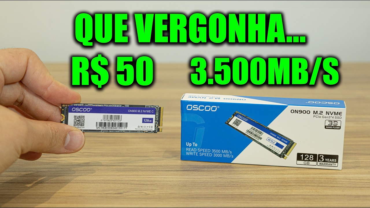 ACHEI UM SUPER SSD BARATO DO ALIEXPRESS, FOI O QUE EU PENSEI...