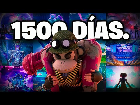 Sobreviví a 1500 dias de fortnite y fue BRUTAL