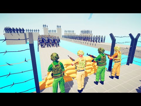 Army vs 100 Units - Totally Accurate Battle Simulator TABS