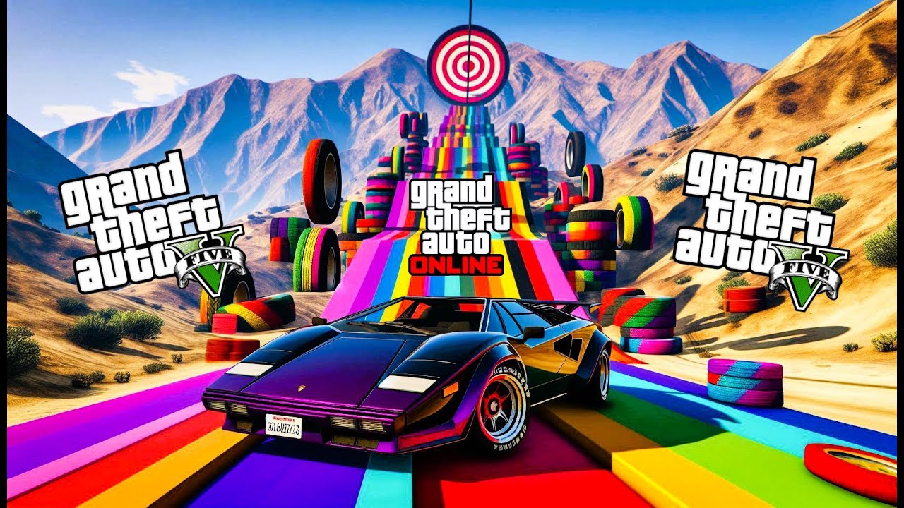 48.987% people wont be able to complete this GTA V terrace stunt parkour #gta #gtav