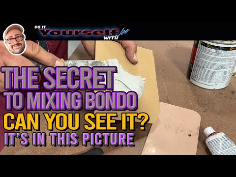 Bondo, Mixing Bondo
