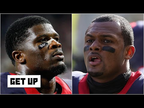 前德州人隊接應安德烈-約翰遜說，德肖恩-沃森應該站在他的立場上，他應該和球隊站在一起 - 起床 (Former Texans WR Andre Johnson says Deshaun Watson should stand his ground with team | Get Up)