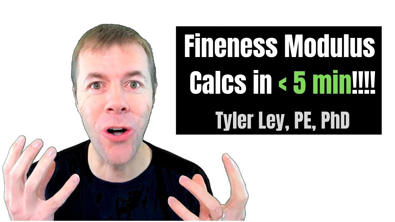Fineness Modulus calculations in less than 5 min! plus Excel spreadsheet