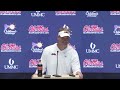 POSTGAME PRESSER Ole Miss Head Football Coach Lane Kiffin Mercer 09 02 23