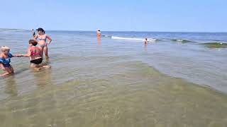 High Tide, Atlantic Ocean, New Jersey Shore. USA 