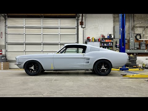 First Look: New Wheels & Tires on the 1967 Mustang Fastback Project!
