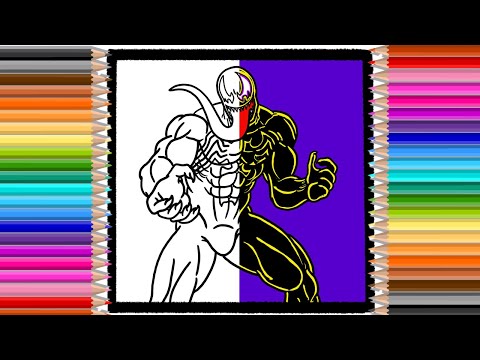 Venom Coloring Pages | Cartoon Coloring | Coloring Pages Channel