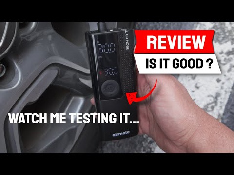 Airmoto tire inflator review (Watch Me Using It)