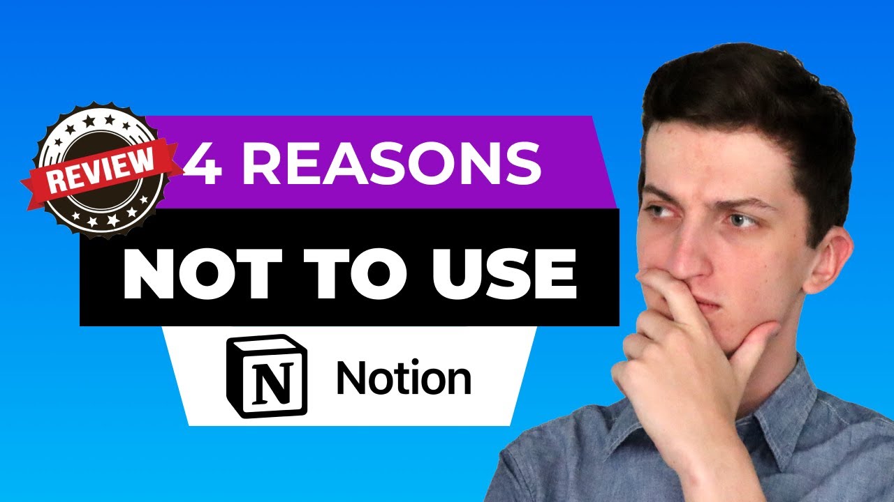Notion Review - 4 Reasons Why You Shouldnt Use Notion - Walktrough, Top Features, Pros & Cons