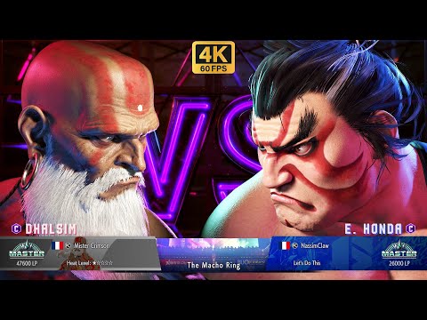 SF6 🔥 Mister Crimson (DHALSIM) VS NassimClaw (E. HONDA) 🔥 4K ACTION 🔥 STREET FIGHTER 6