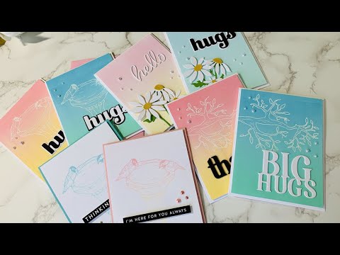 Scrappy Tails: Spring Birds Gel Press Backgrounds