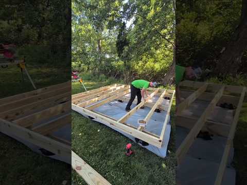 Framing a Floating Deck